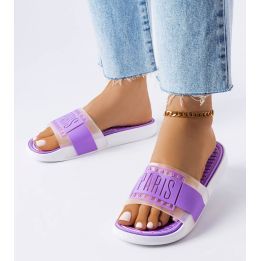 Purple guminės šlepetės MARKA NIEZDEFINIOWANA