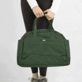 Moteriška pilates rankinė 46×28×21 cm chaki spalvos Solier