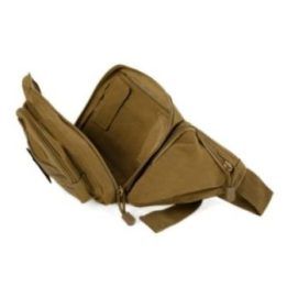 Moteriška juosmeninė rankinė iš Cordura, chaki spalvos Solier
