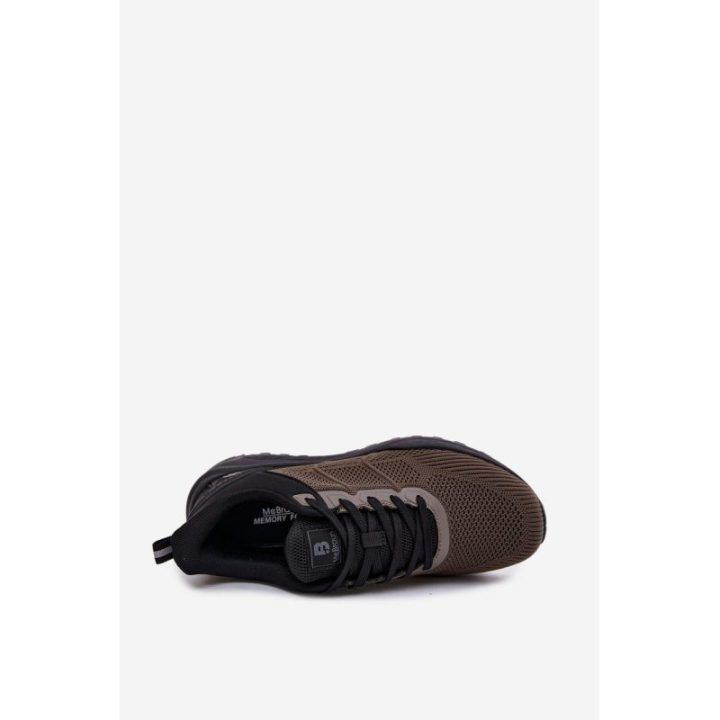 Vyriški sportbačiai su Memory Foam žalia-juodi Remel