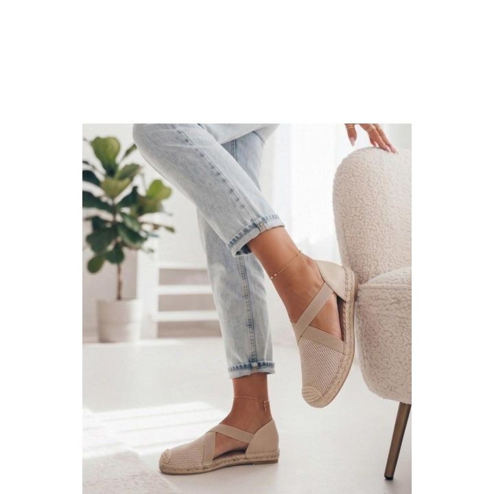 Smėlio spalvos espadrilės Solea