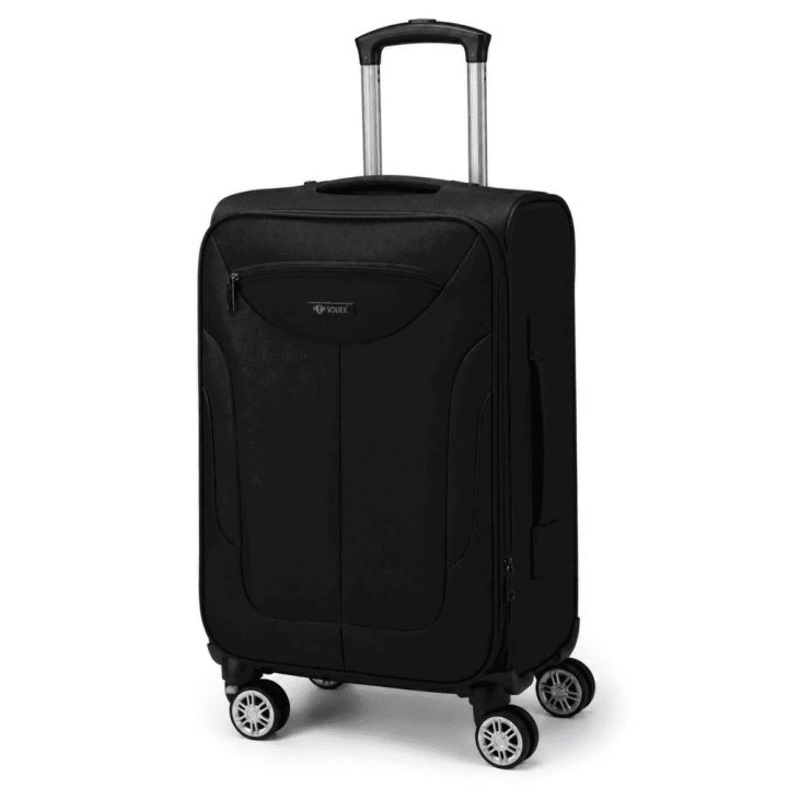Juodas vidutinis kelioninis lagaminas Solier STL1801 55 l