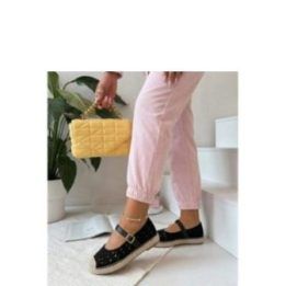 Moteriškos espadrilės su 3 cm platforma