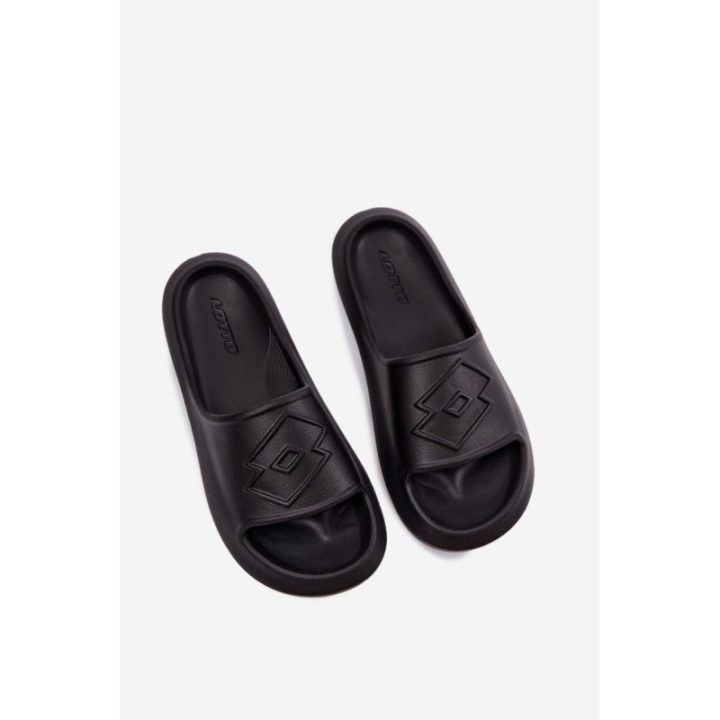 Juodos moteriškos šlepetės Lotto Slay