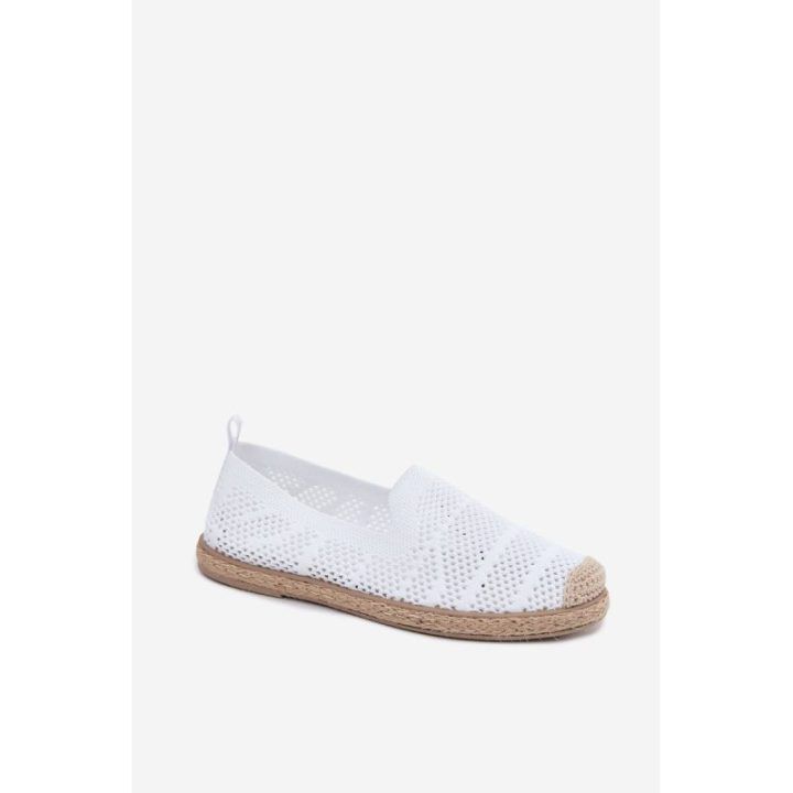 Baltos espadrilės Candessa Boto