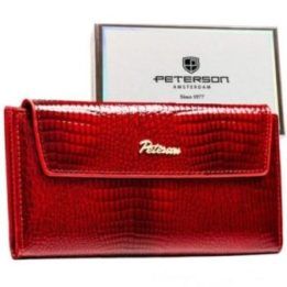 Raudona moteriška piniginė Peterson