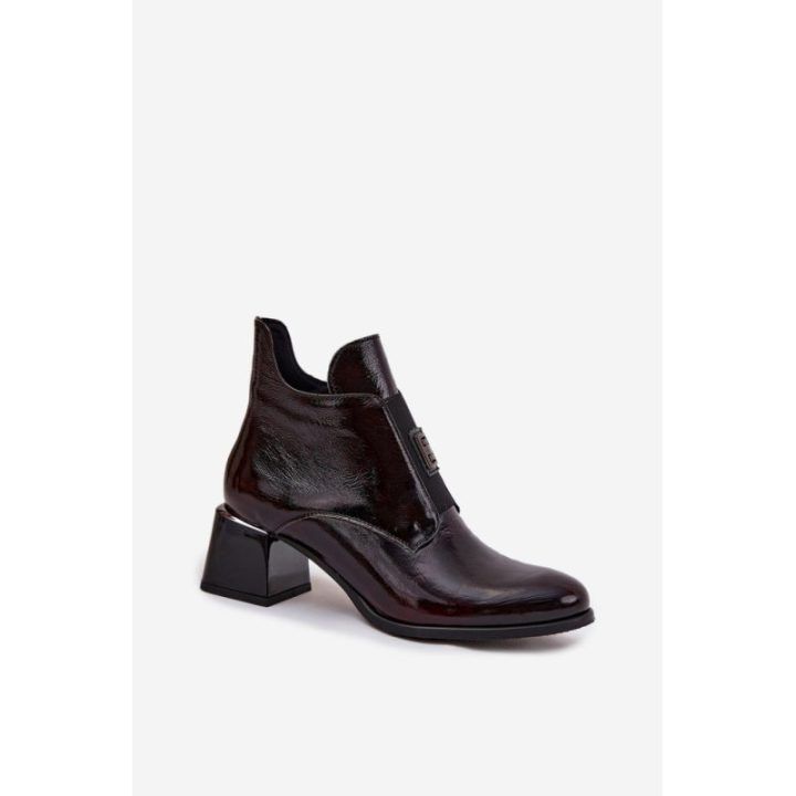 Natūralios odos aulinukai su kulnu Step in style