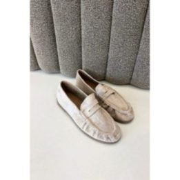 Mokasinai su zomšos imitacijos viršutine medžiaga Step in style