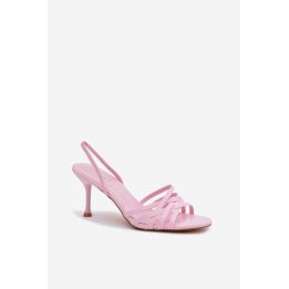 Aukštakulnės basutės su plonomis juostelėmis Step in style
