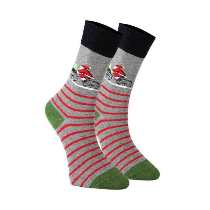 Kalėdinės unisex kojinės, 3 porų rinkinys, pilkos spalvos