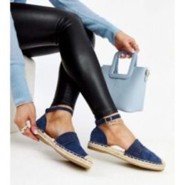 Moteriškos mėlynos espadrilės Sonja