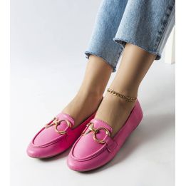 Rožiniai Couturier moteriški mokasinai