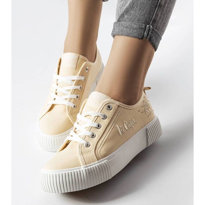 Lee Cooper smėlio spalvos sportiniai bateliai