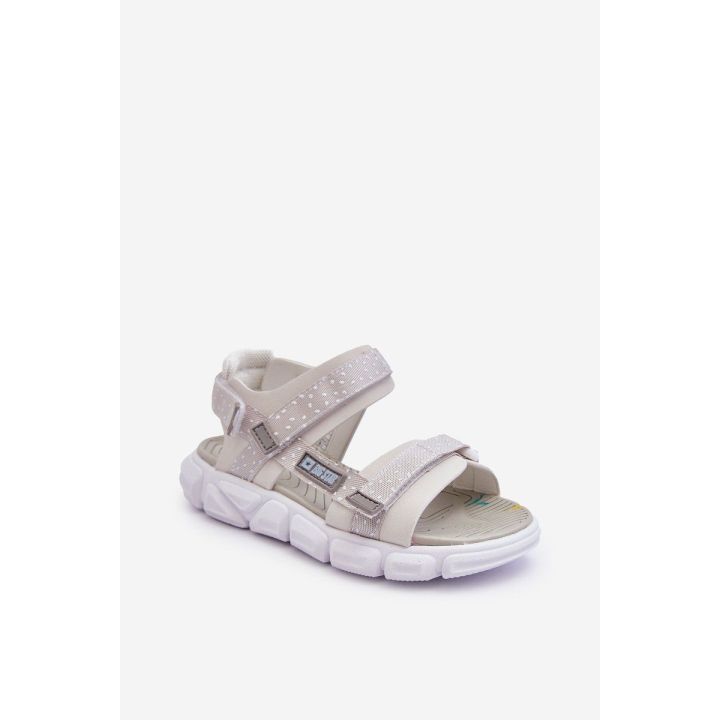Vaikiški Basutės su užtrauktukais Big Star LL374201 White-Silver