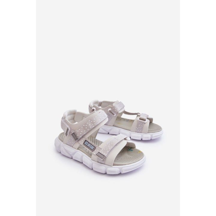 Vaikiški Basutės su užtrauktukais Big Star LL374201 White-Silver