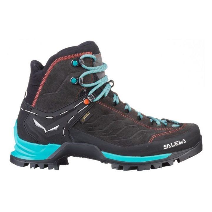 Moteriški lauko batai Salewa MTN Trainer Mid GTX, juodi ir mėlyni