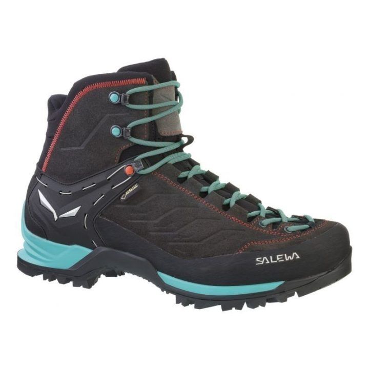 Moteriški lauko batai Salewa MTN Trainer Mid GTX, juodi ir mėlyni