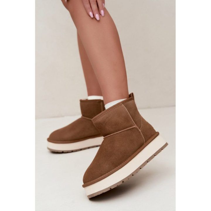 Aulinukai su platforma ir zomšos paviršiumi Step in style