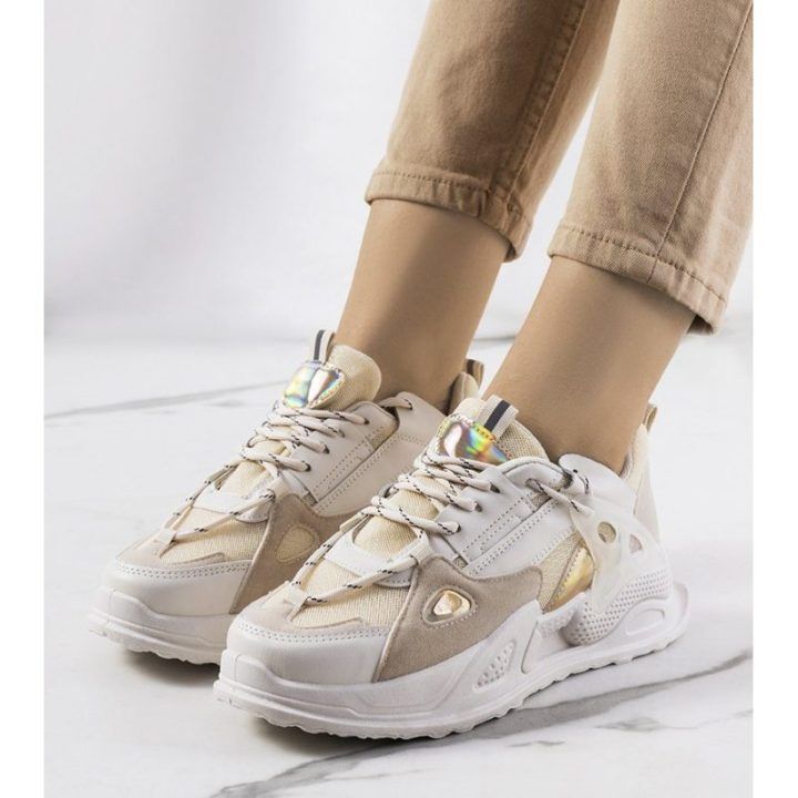 Smėlio spalvos sneakersy Mansfield