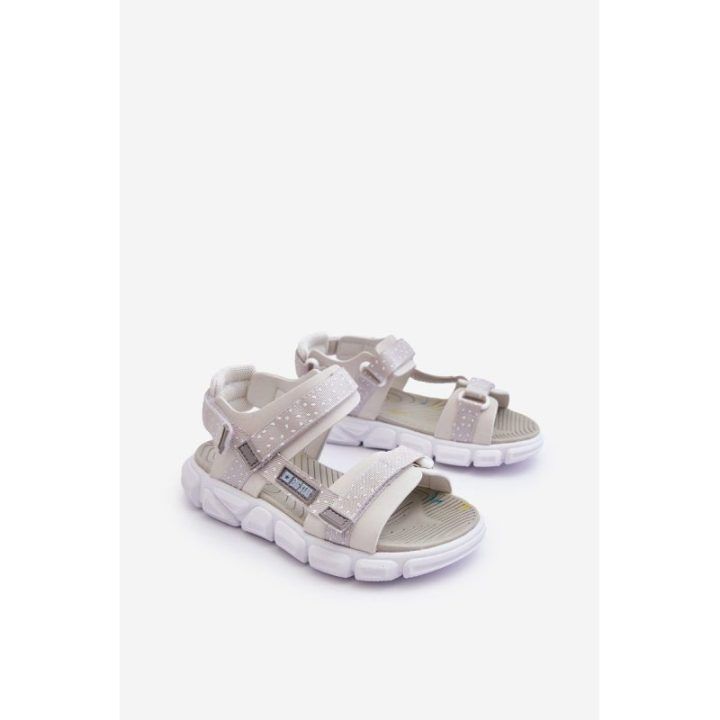 Vaikiški Basutės su užtrauktukais Big Star LL374201 White-Silver