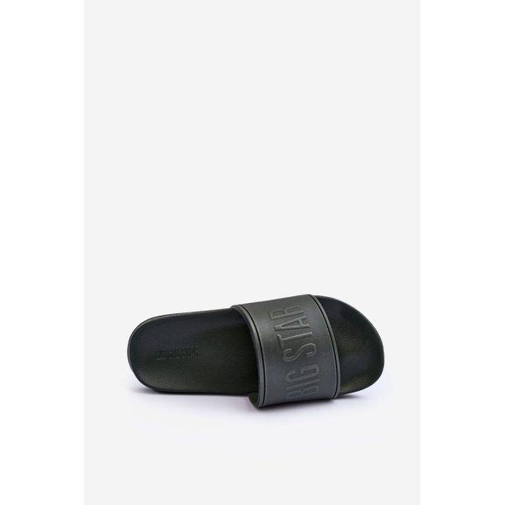 Vyriškos lengvos šlepetės Big Star MM174324 Dark Green BSB27251