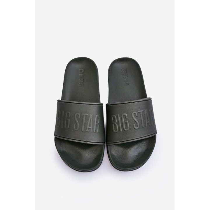 Vyriškos lengvos šlepetės Big Star MM174324 Dark Green BSB27251
