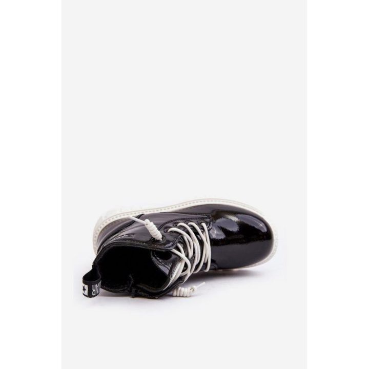 Vaikų blizgantys dygsniuoti batai Big Star MM374147 Black BSB27683