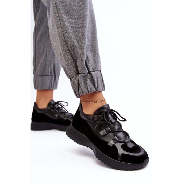 Moteriški odiniai sportiniai bateliai M01/2 Zazoo Black