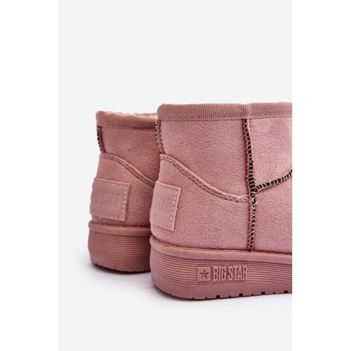 Vaikiški sniego batai su kailiais su mažomis ausimis Pink Betty