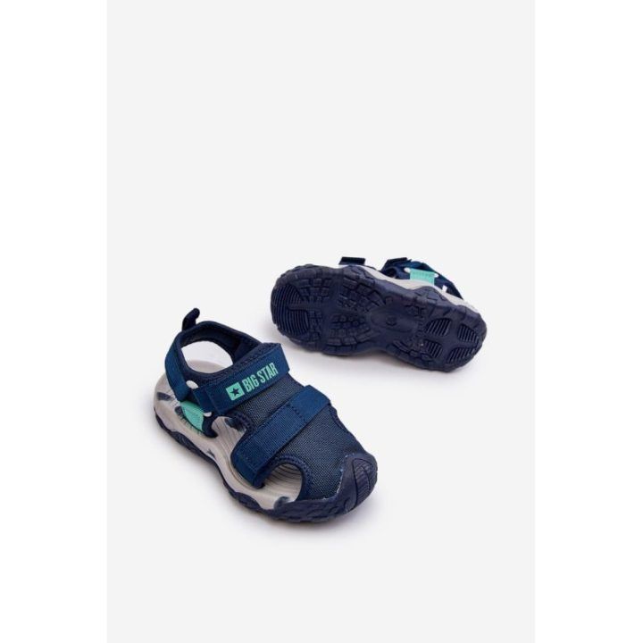 Berniukų sandalai su velcro Big Star NN374236 Navy