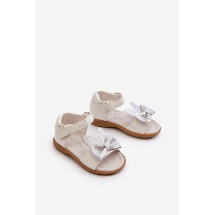 Vaikiški sandalai su lankeliu Velcro užsegimas Balta Wistala