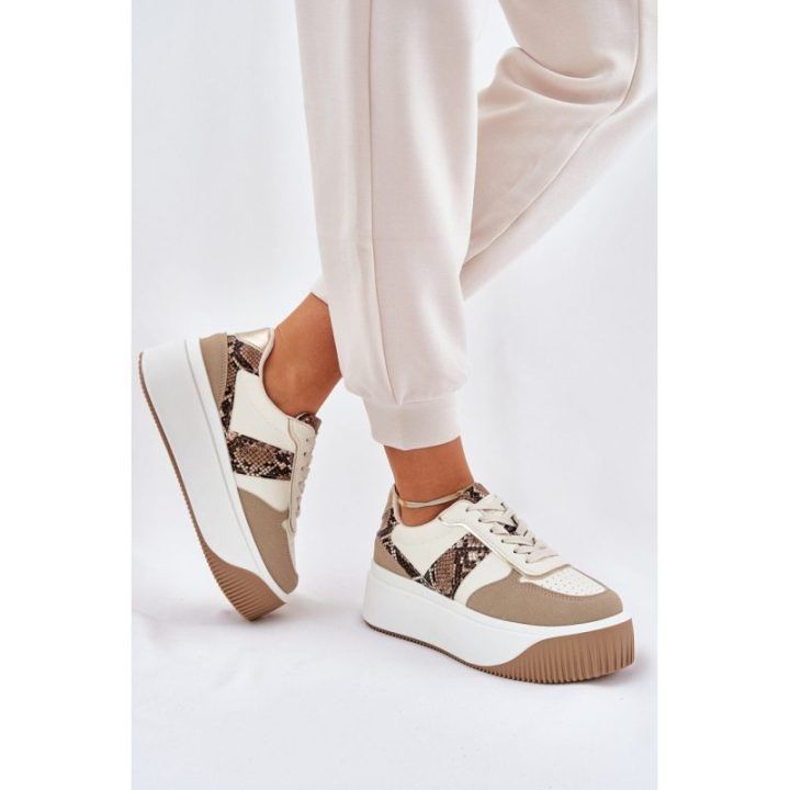 Stilingi moteriški sportbačiai Step In Style – smėlinė
