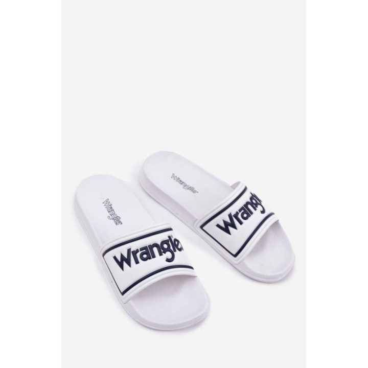 Vyriškos baltos WRANGLER šlepetės