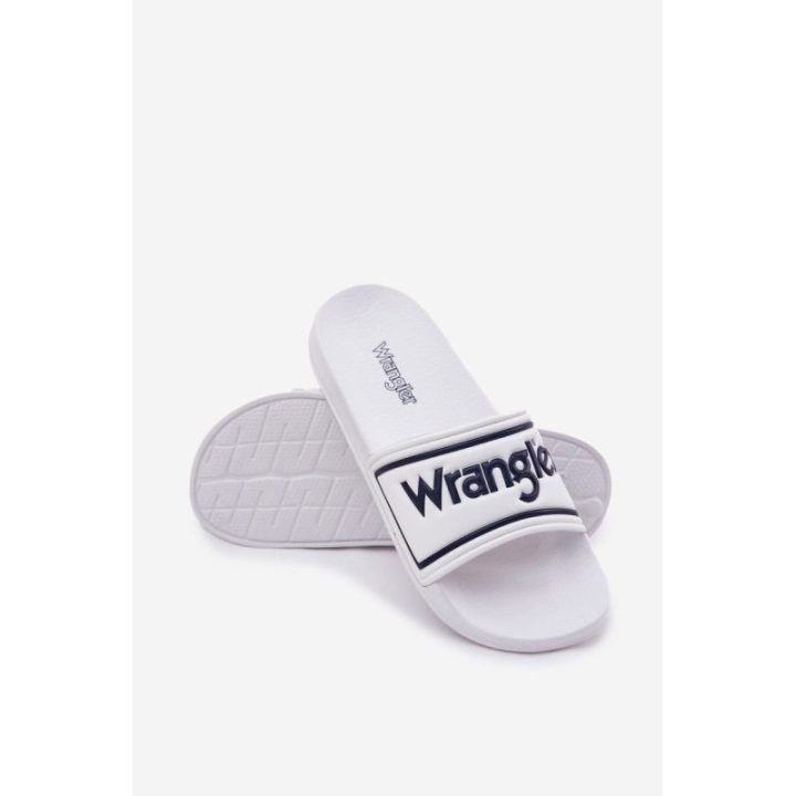 Vyriškos baltos WRANGLER šlepetės