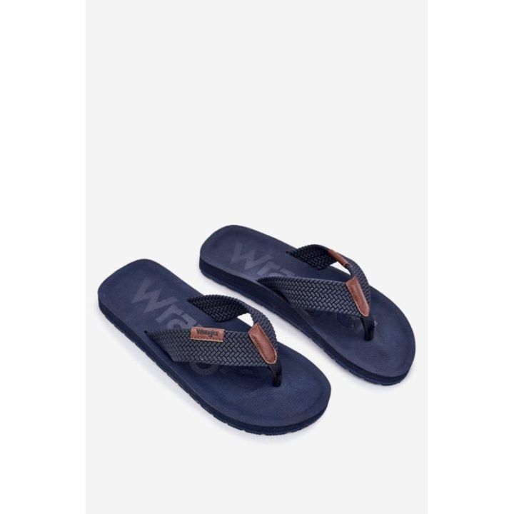 Vyrų tamsiai mėlynos vasarinės šlepetės Wrangler