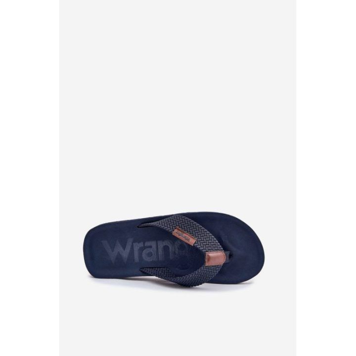 Vyrų tamsiai mėlynos vasarinės šlepetės Wrangler