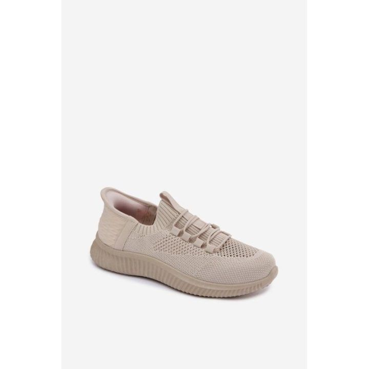 Moteriški sportiniai slip-on bateliai, smėlio ir alyvuogių spalvos
