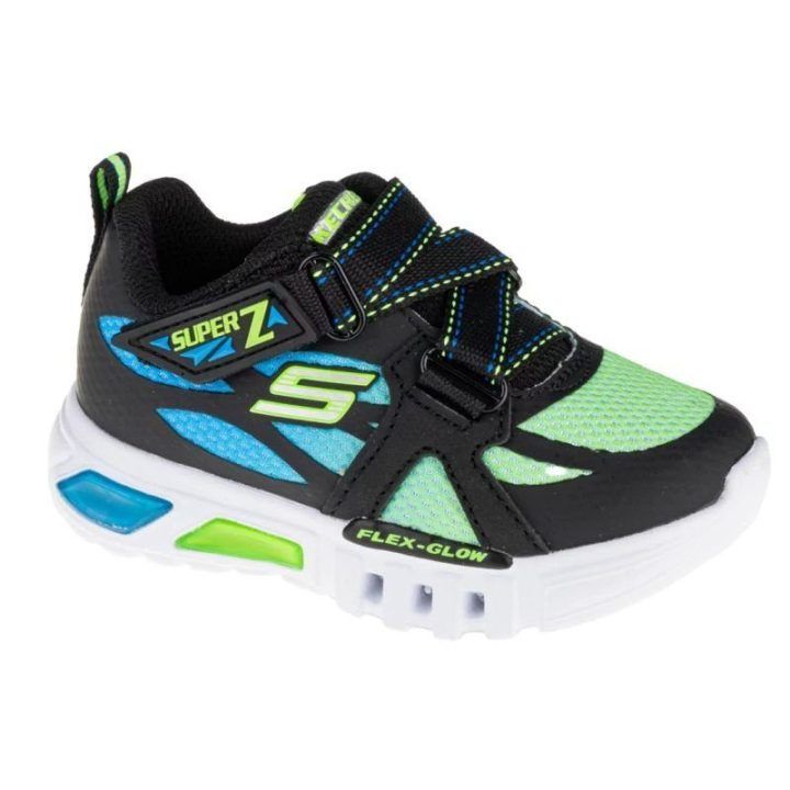 Vaikiški sportiniai bateliai Skechers Flex-Glow Lowex, juodi