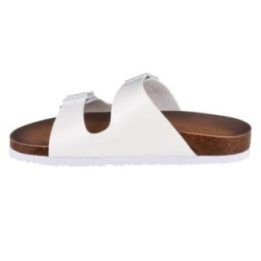 Vyriškos įspiriamos šlepetės Skechers Granola-Gloss Floss, baltos