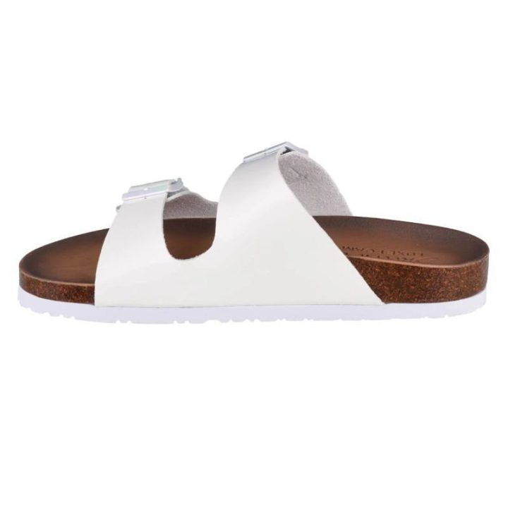 Vyriškos įspiriamos šlepetės Skechers Granola-Gloss Floss, baltos