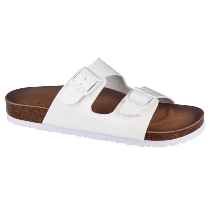 Vyriškos įspiriamos šlepetės Skechers Granola-Gloss Floss, baltos