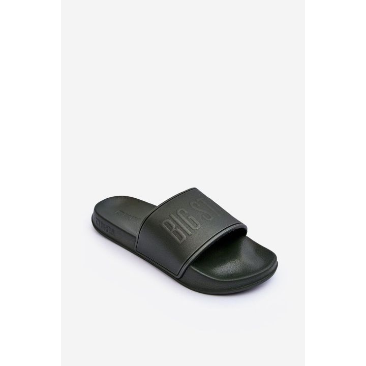 Vyriškos lengvos šlepetės Big Star MM174324 Dark Green BSB27251