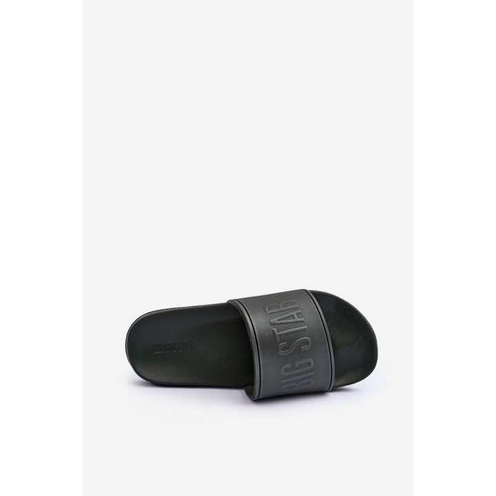 Vyriškos lengvos šlepetės Big Star MM174324 Dark Green BSB27251