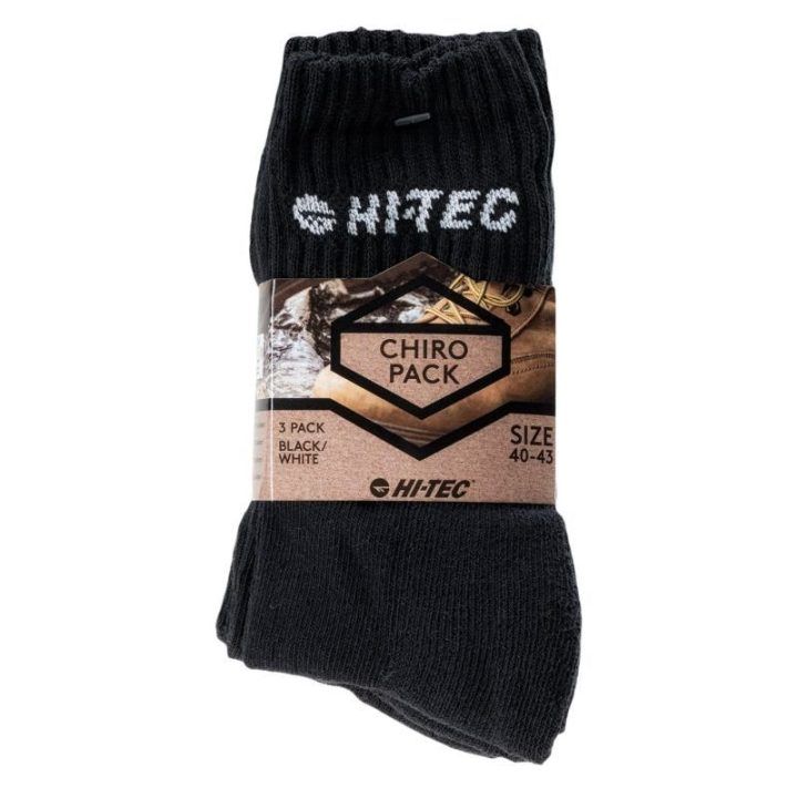 Sportinės kojinės Hi-Tec Chiro, 3 poros, juodos