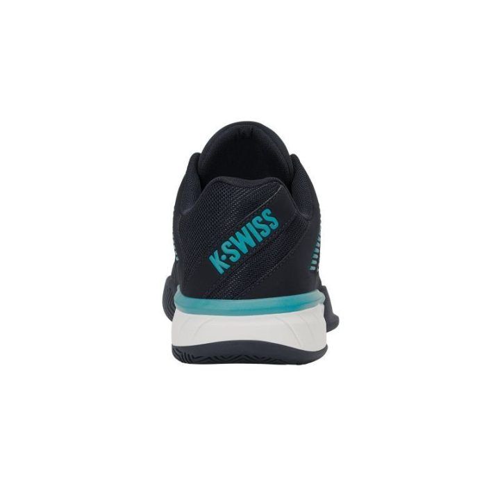 K-Swiss Express Light 3 sportbačiai, juodi su mėlynais akcentais