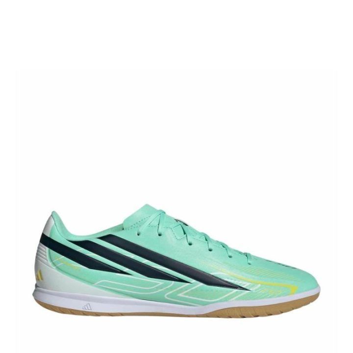 Salės bateliai adidas F50 Hyperfast Club IN, žalsvi