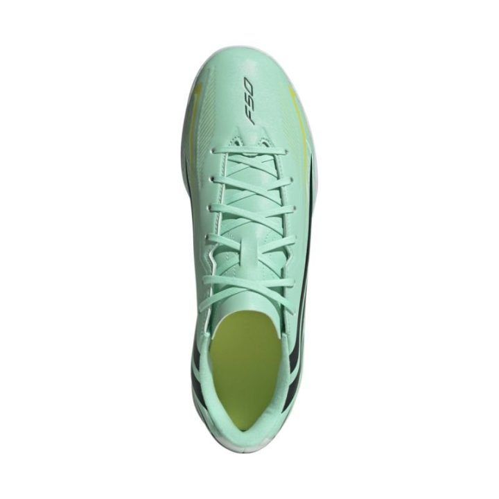Salės bateliai adidas F50 Hyperfast Club IN, žalsvi