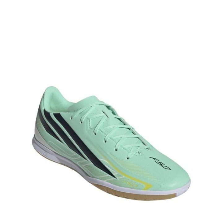 Salės bateliai adidas F50 Hyperfast Club IN, žalsvi