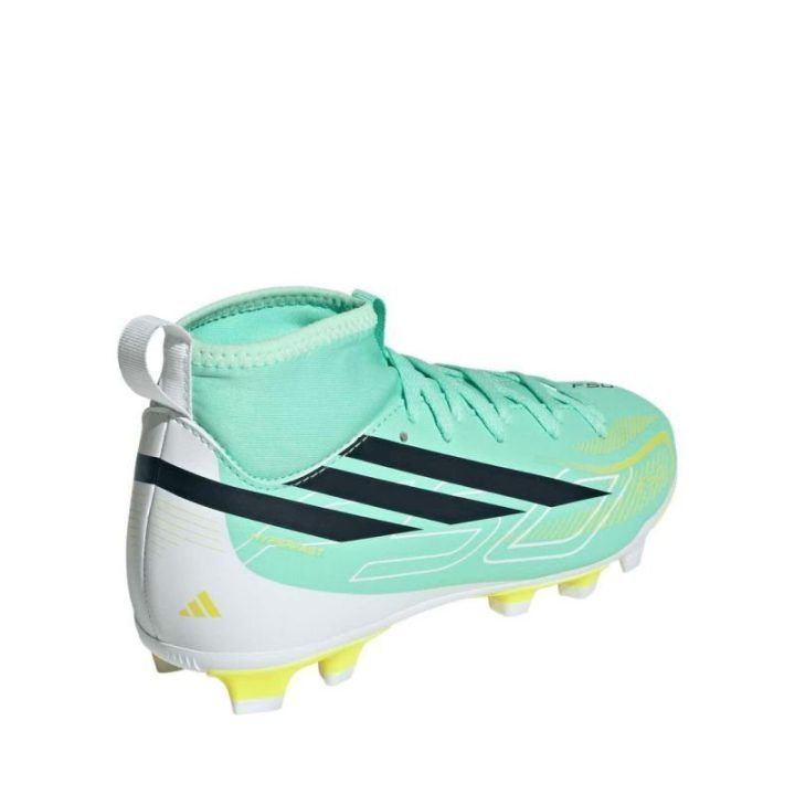 Vaikiški futbolo bateliai adidas F50 Hyperfast Club Mid FG/MG