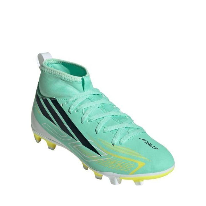 Vaikiški futbolo bateliai adidas F50 Hyperfast Club Mid FG/MG
